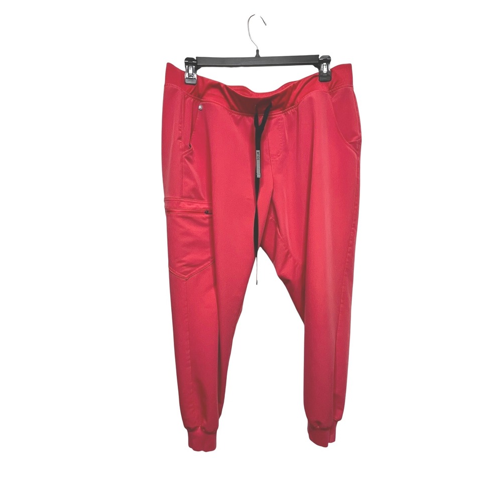 FIGS Zamora Joggers XXL Muted Red /Pink Scrub Cargo Pants Medical